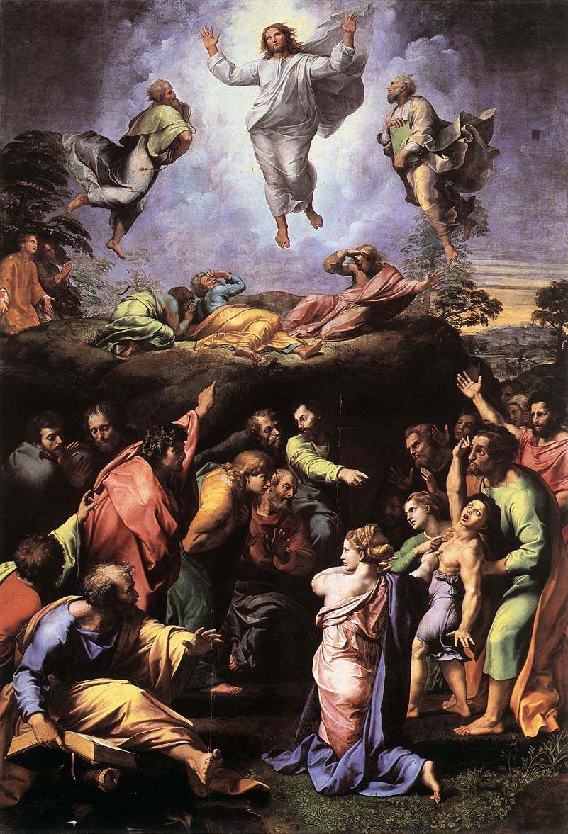 Transfiguración de Rafael en la Pinacoteca Vaticana