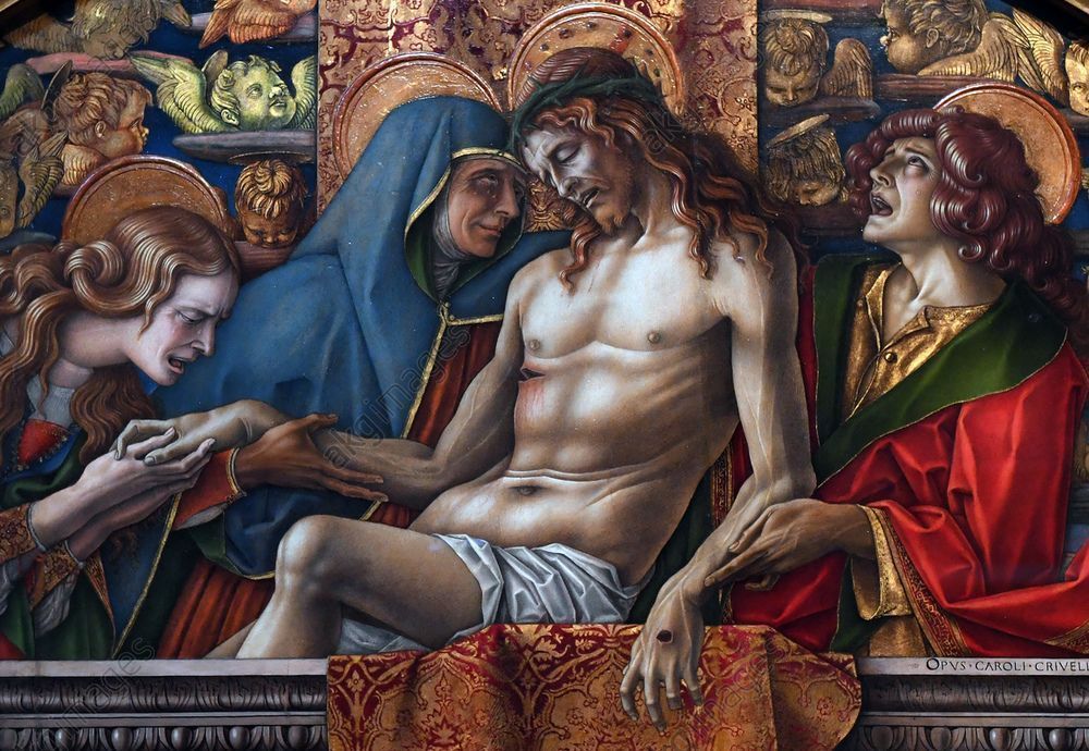 La Piedad de Carlo Crivelli en la Pinacoteca Vaticana