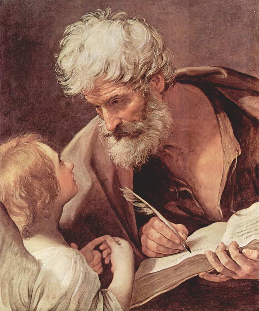San Mateo y el ángel de Guido Reni