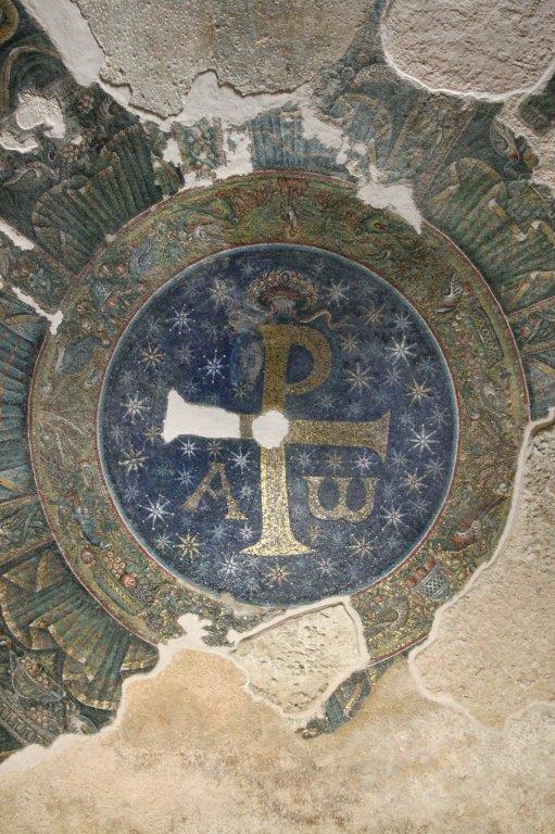 Entrada a la Vía Appia Antica donde se ubican las catacumbas