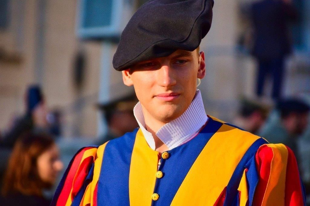 Guardia Suiza Pontificia en el Vaticano