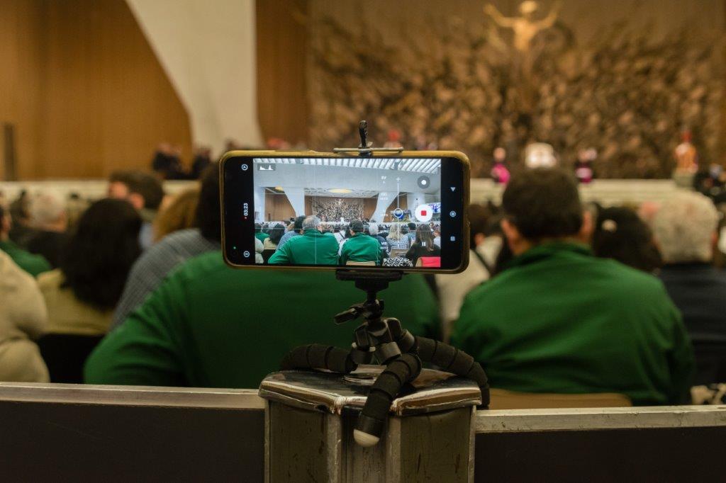 Interior del Aula Pablo VI para audiencias